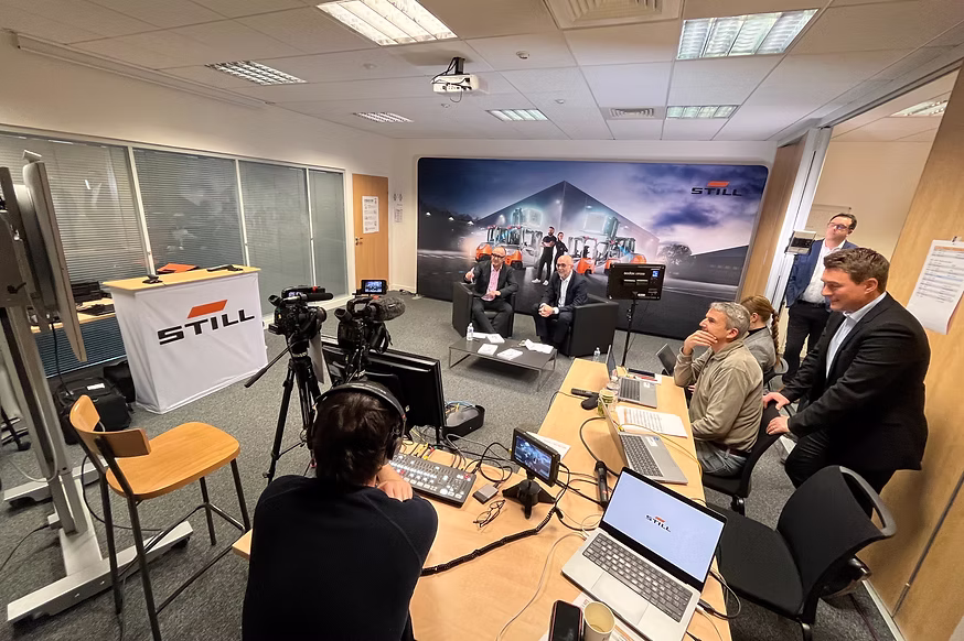 Tournage sur le terrain